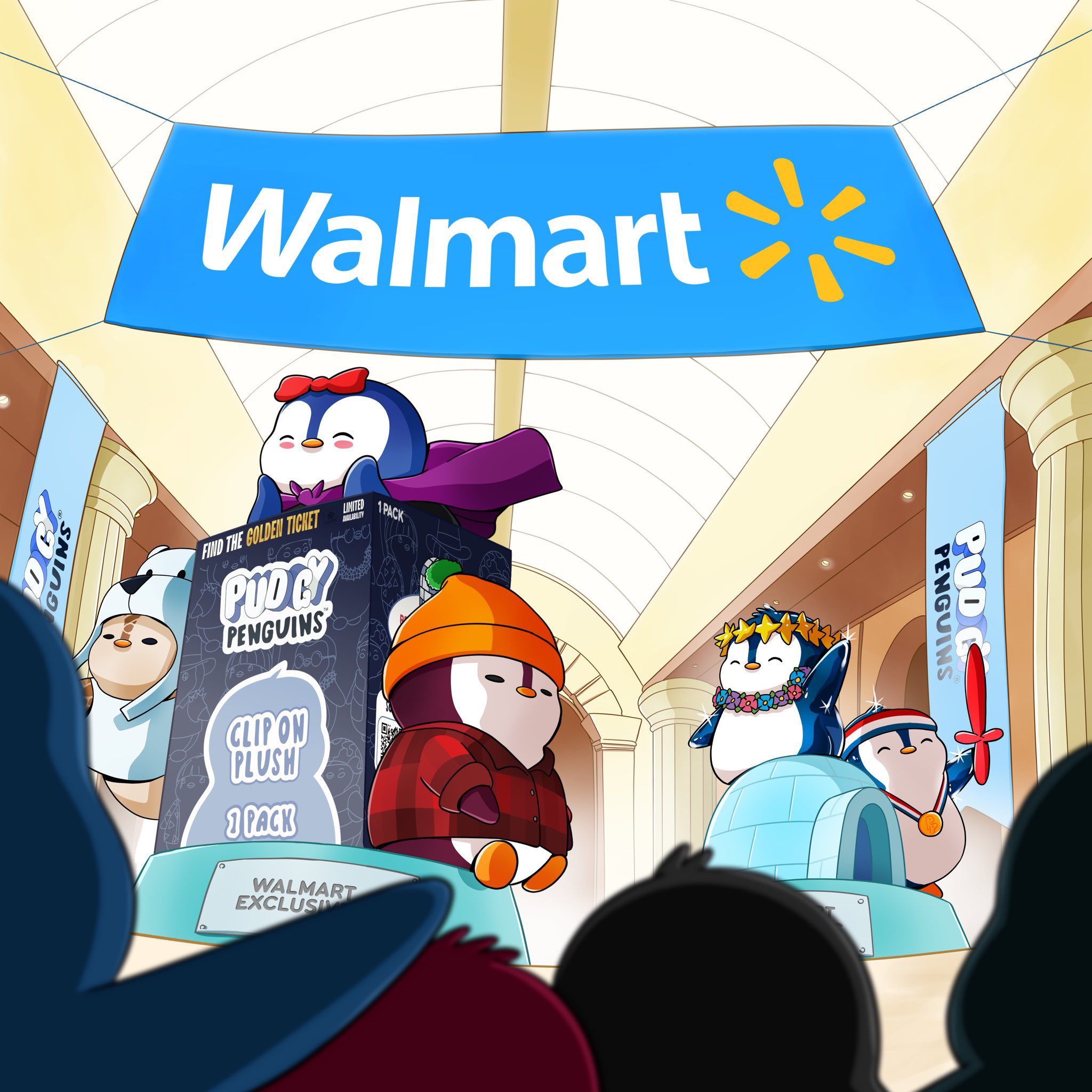 Pudgy Penguins Toyline Debuts In Walmart Stores