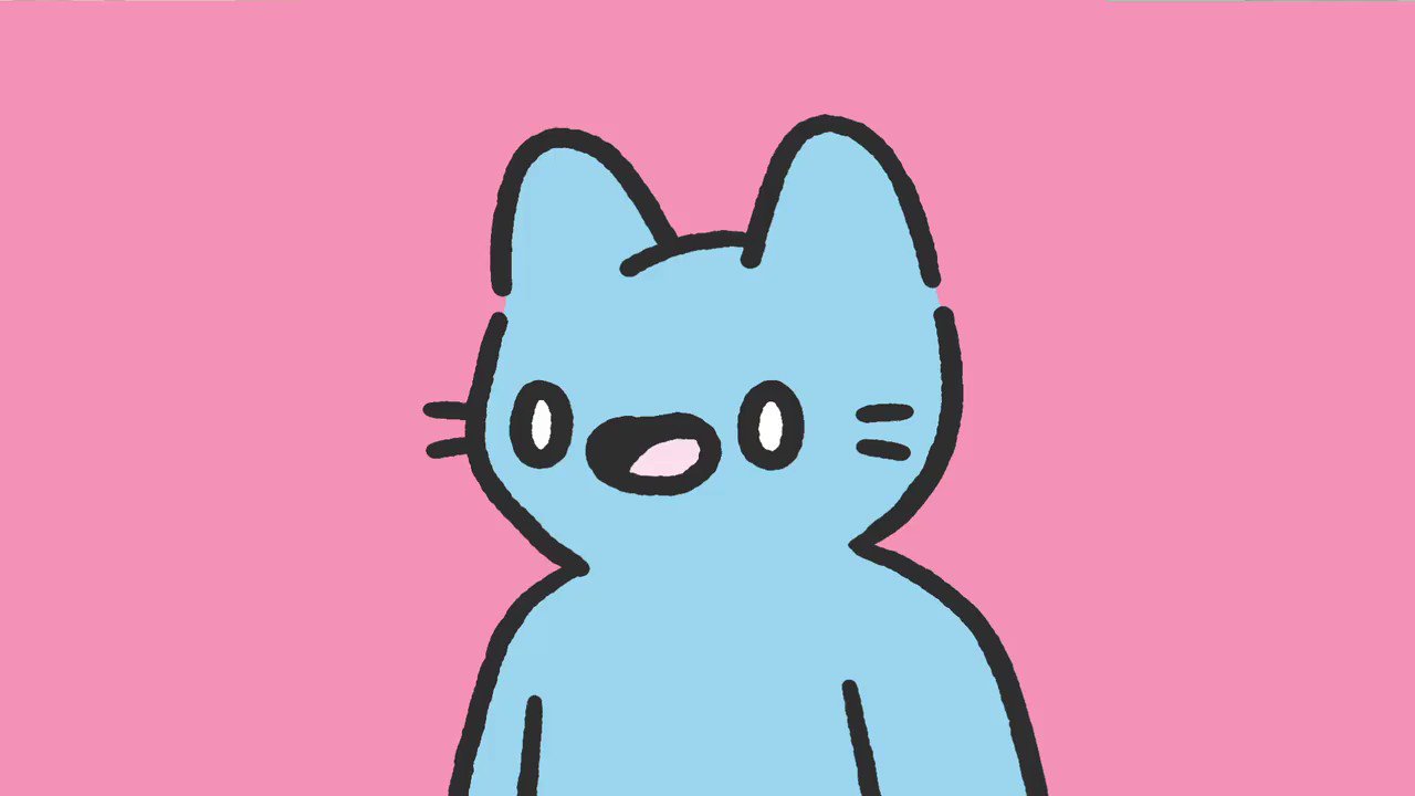 blue cat pfp  Blue cats, Cats, Cat drawing