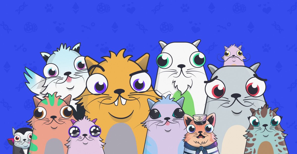 An image of crypto kitties