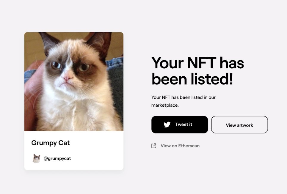 Grumpy Cat NFT