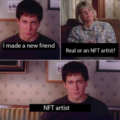 Make funny nft and crypto memes for your discord server marketing