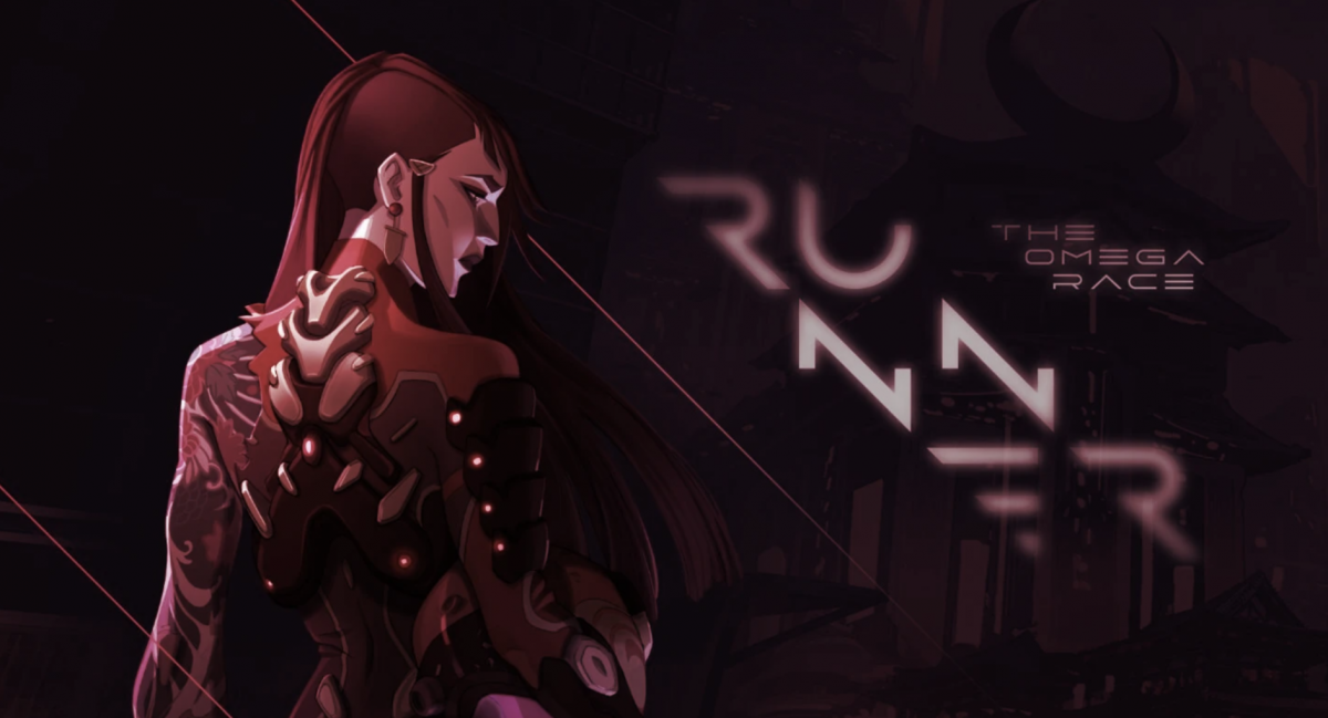 runner the omega race comic nft art