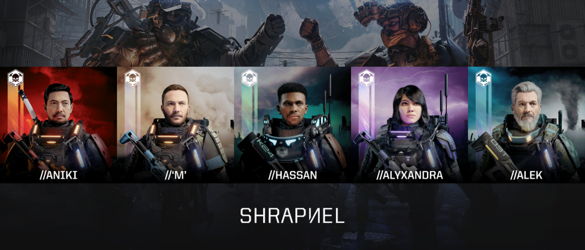 Shrapnel Operators