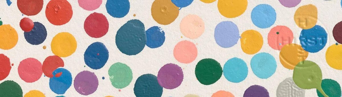 Damien Hirst paint dots