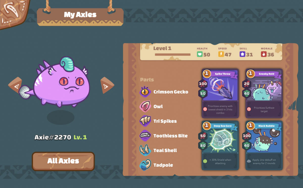 Axie Infinity Announces Halloween Bonus AXS Leaderboard Rewards -   - P2E NFT Games Portal