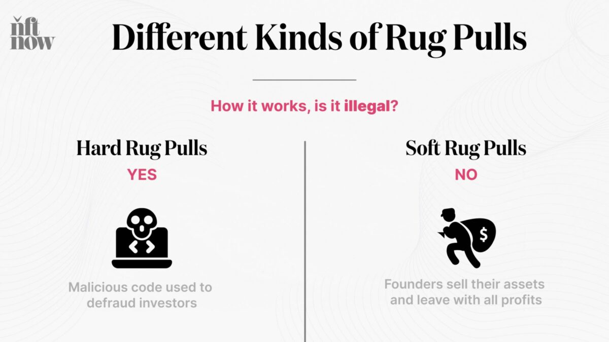 are crypto rug pulls illegal?