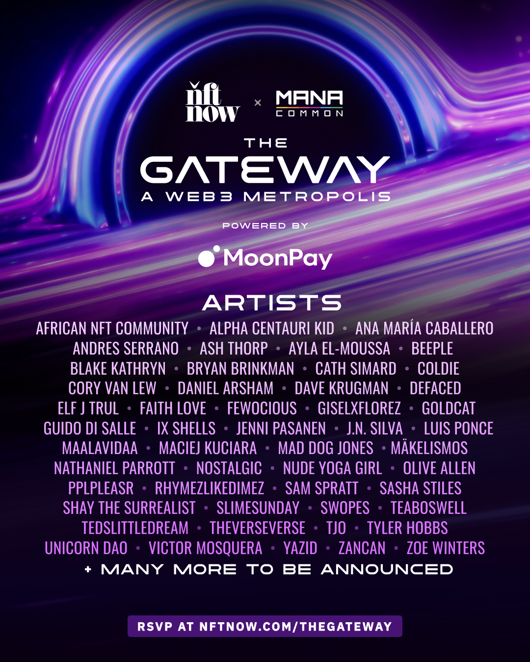50+ Artists Announced for The Gateway 2022