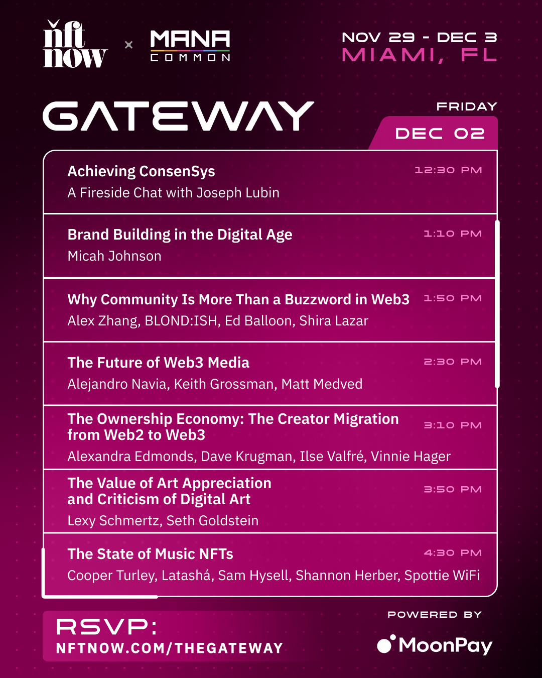 The Gateway: A Web3 Metropolis Unveils Programming Schedule