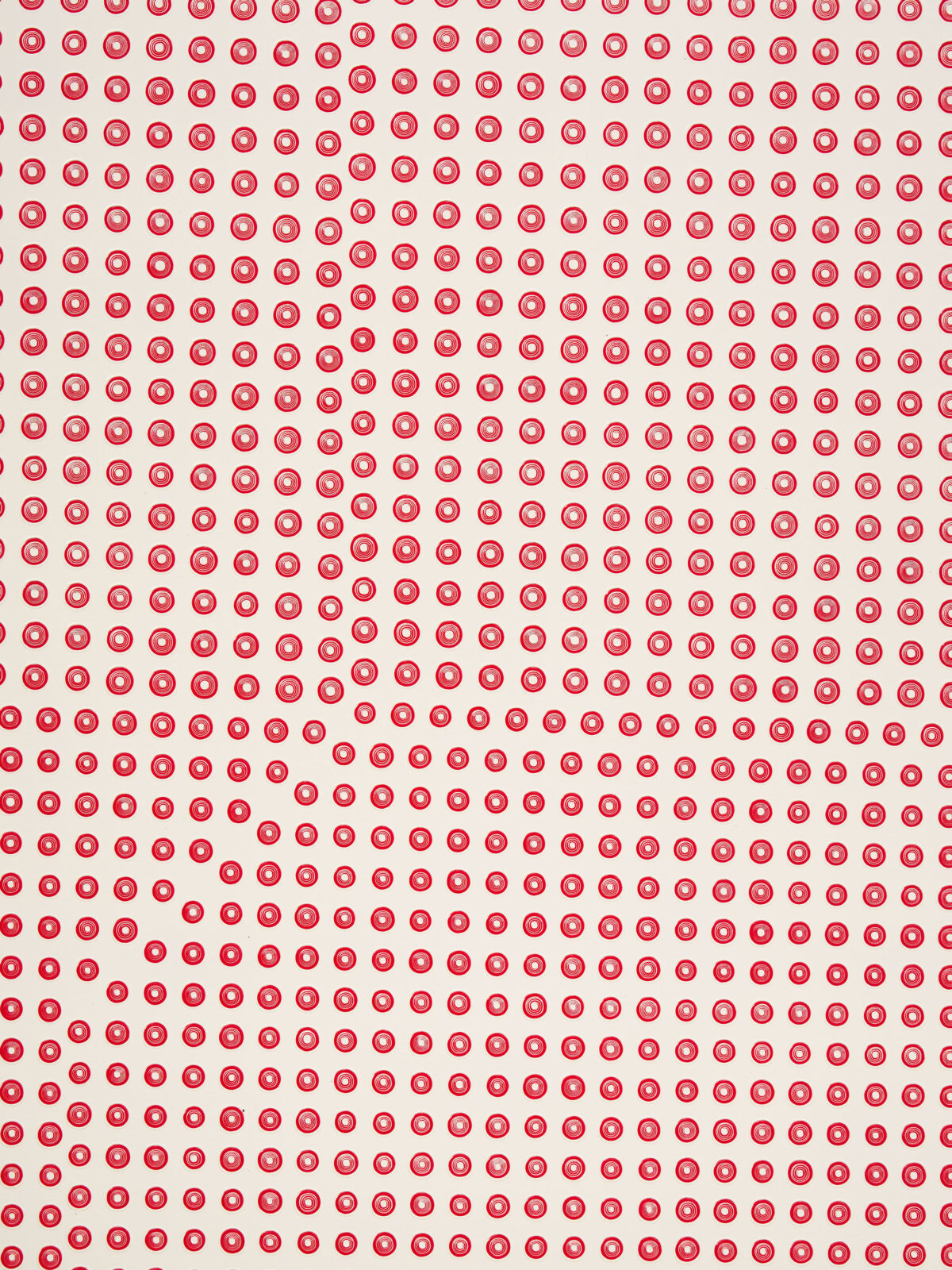 Red repeating circles