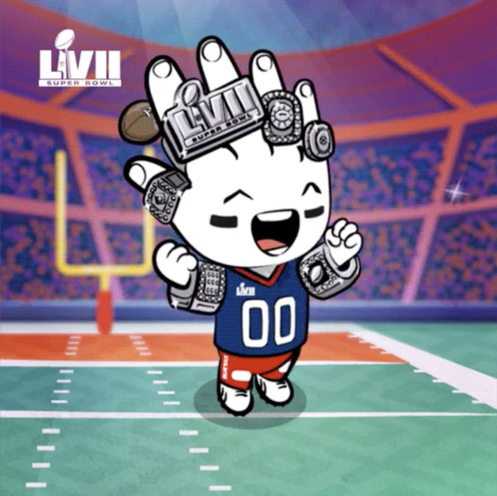 A Reddit Super Bowl LVII Avatar.