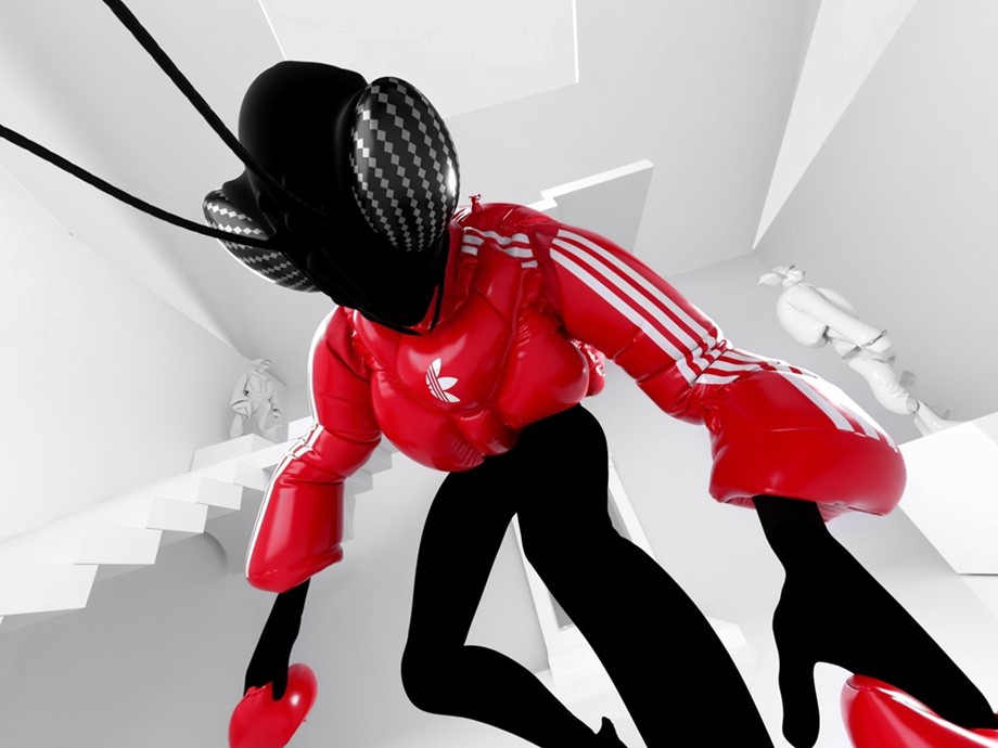 Creature in Adidas gear