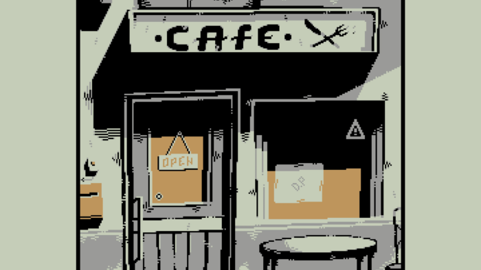 Cafe View pixel NFT