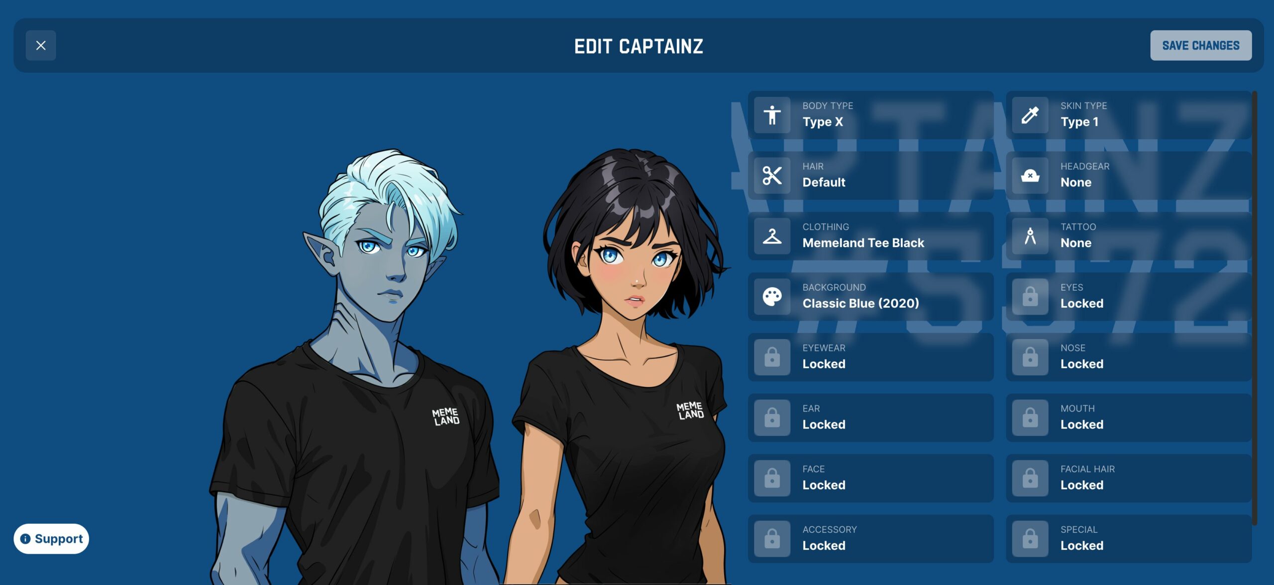 Captainz Customization