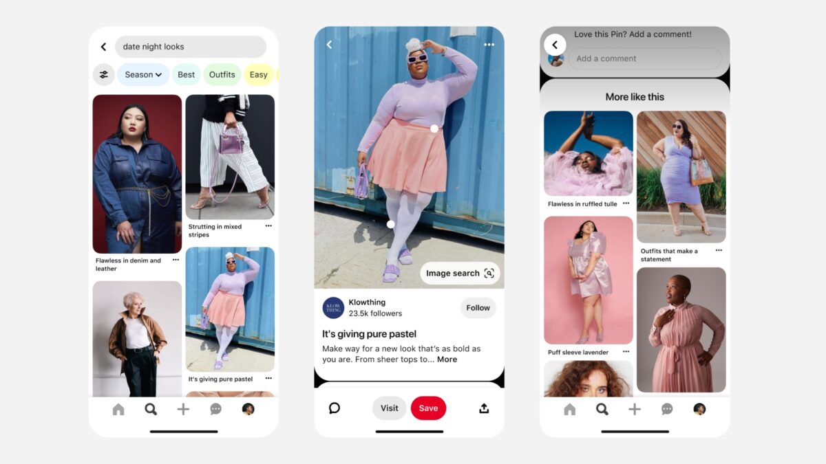 Pinterest Debuts AI Tool for Inclusive Body Type Representation
