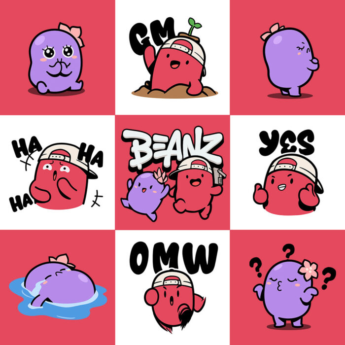 Beanz Stickers